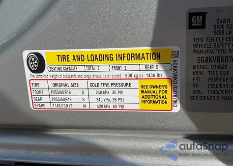 2016 Buick Enclave из США, поврежденный, VIN 5GAKVBKD7GJ167063